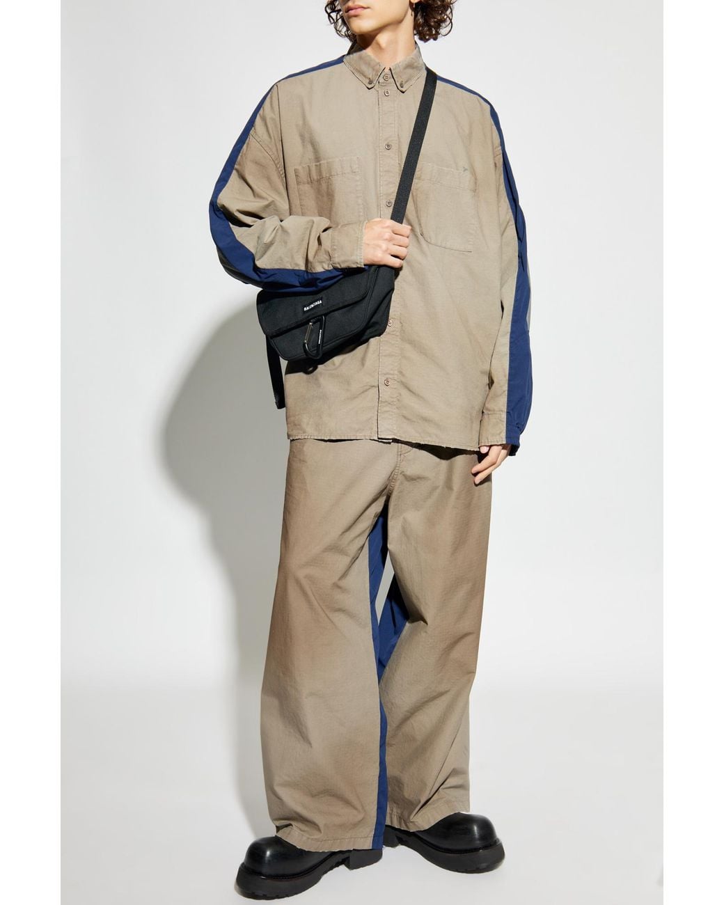 Balenciaga Natural Shirt With Pockets for men