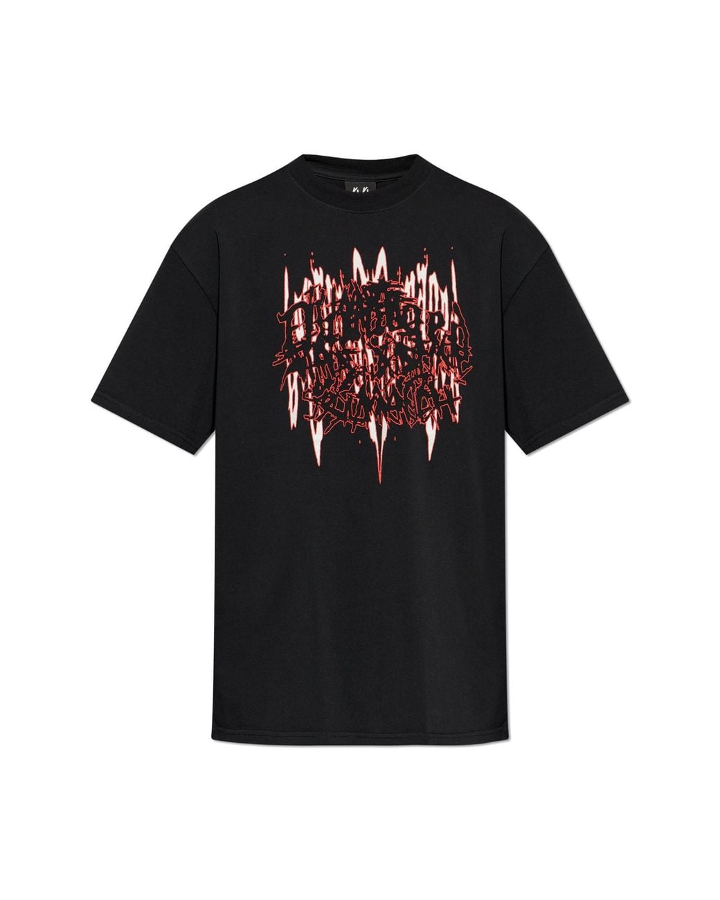 44 Label Group Black T-Shirt With Print for men