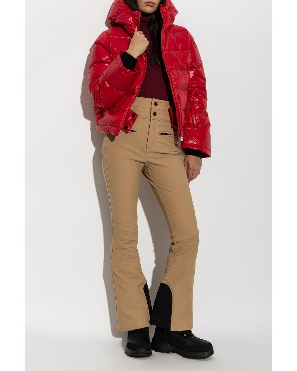 Perfect Moment Natural High-Waisted 'Aurora Flare' Ski Trousers
