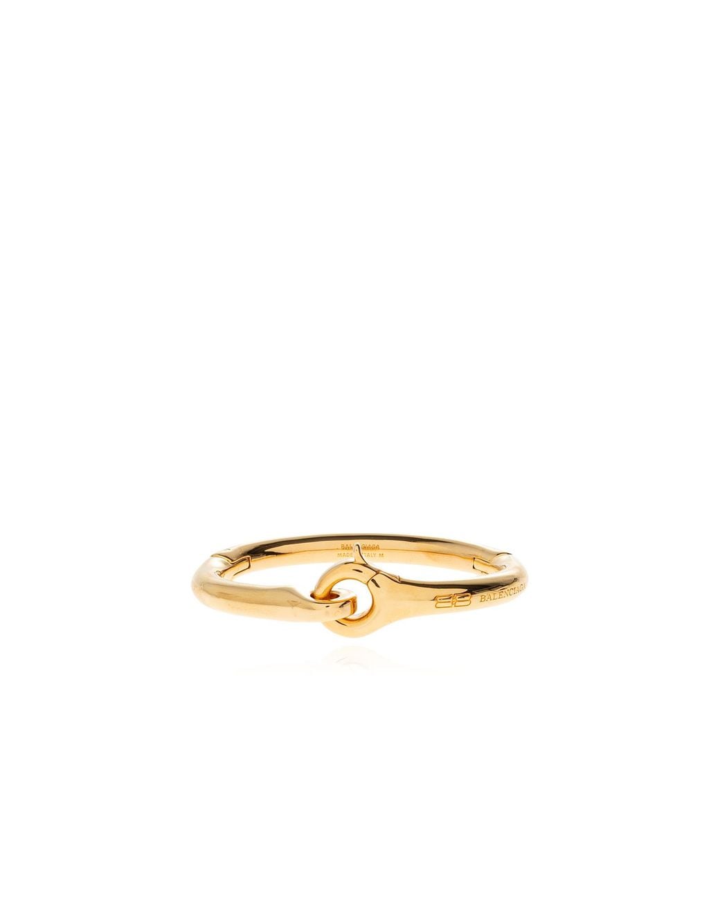 Balenciaga Metallic Bracelet With Engraved Logo