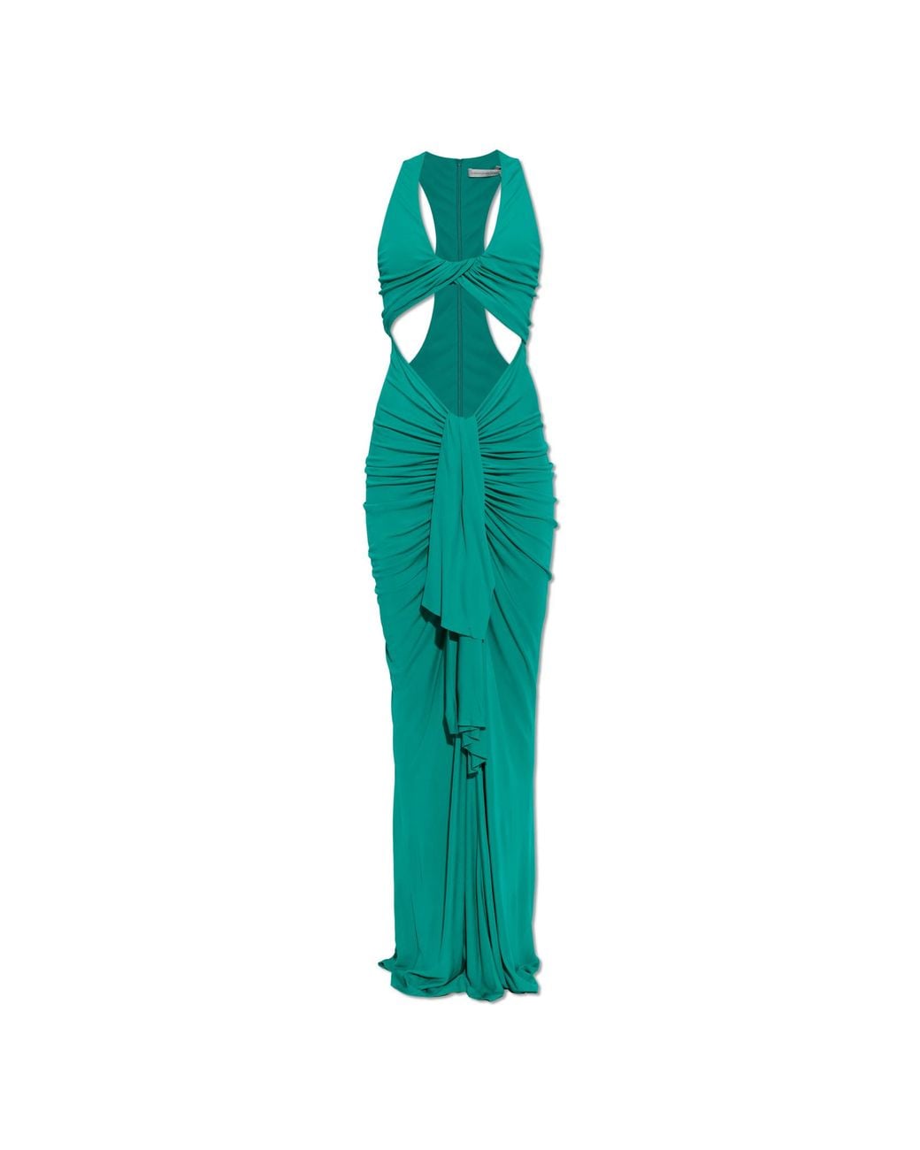 Christopher Esber Green 'Vivenda Drape Front' Dress