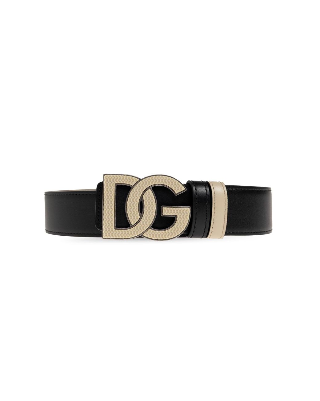 Dolce & Gabbana Black Double-Sided Belt for men