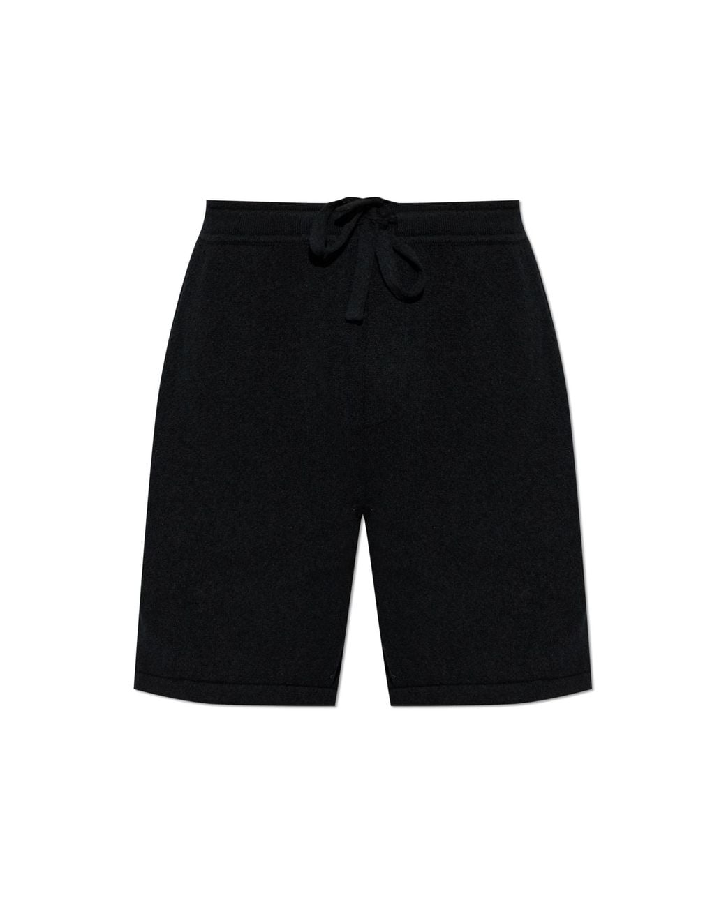 Dolce & Gabbana Black Shorts With Embroidered Logo On The Pocket for men