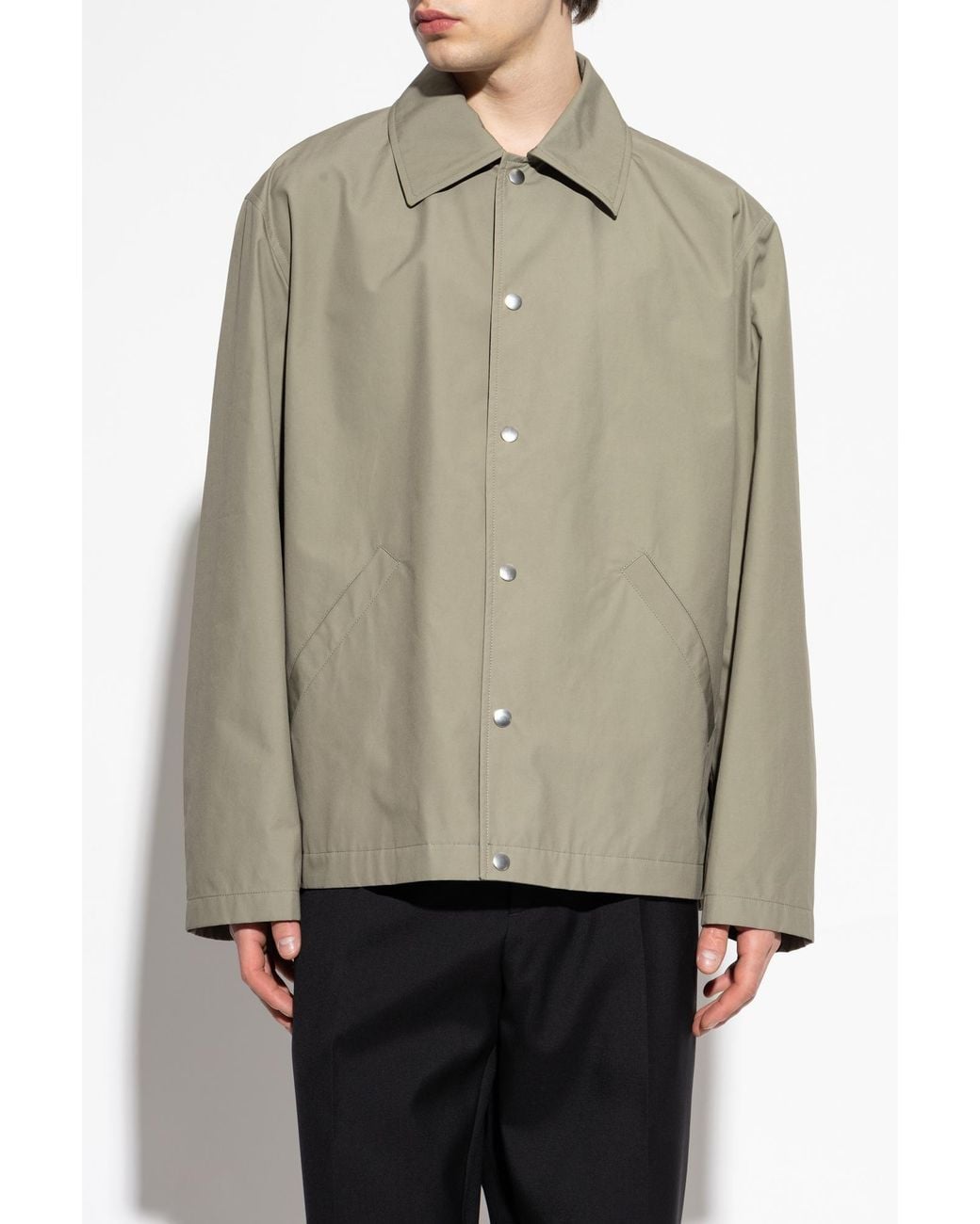 Jil Sander Natural Jacket With Collar for men
