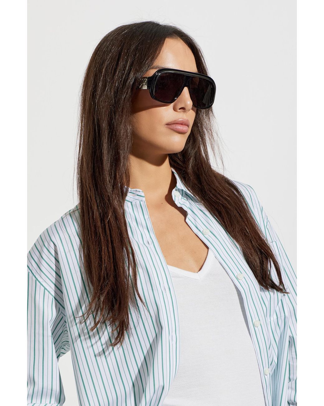 Palm Angels Gray Sunglasses
