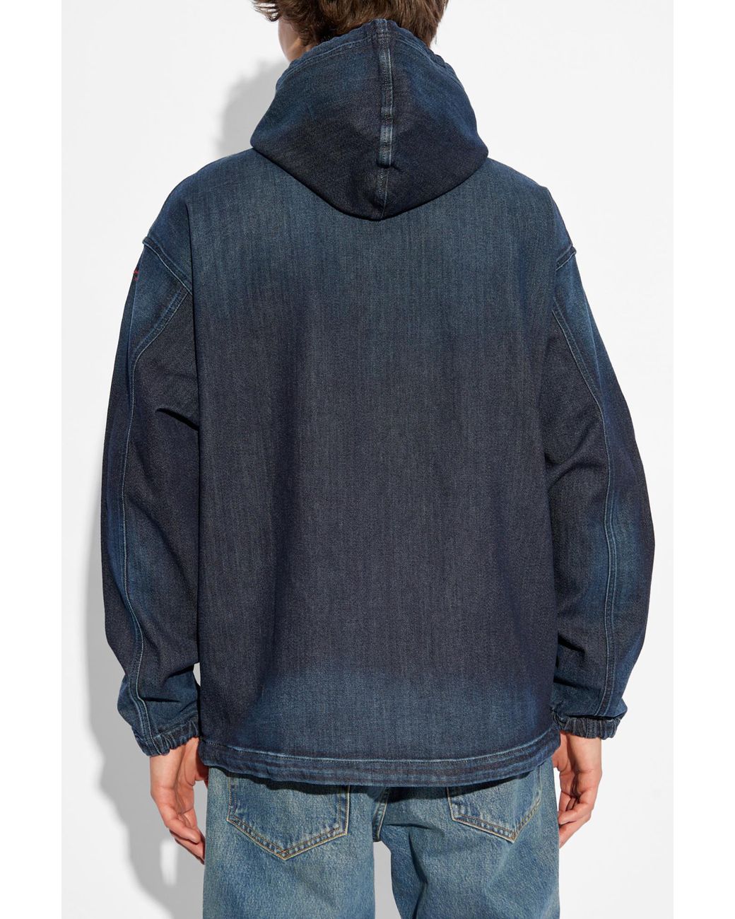 DIESEL Blue Denim Jacket D-Wynny for men
