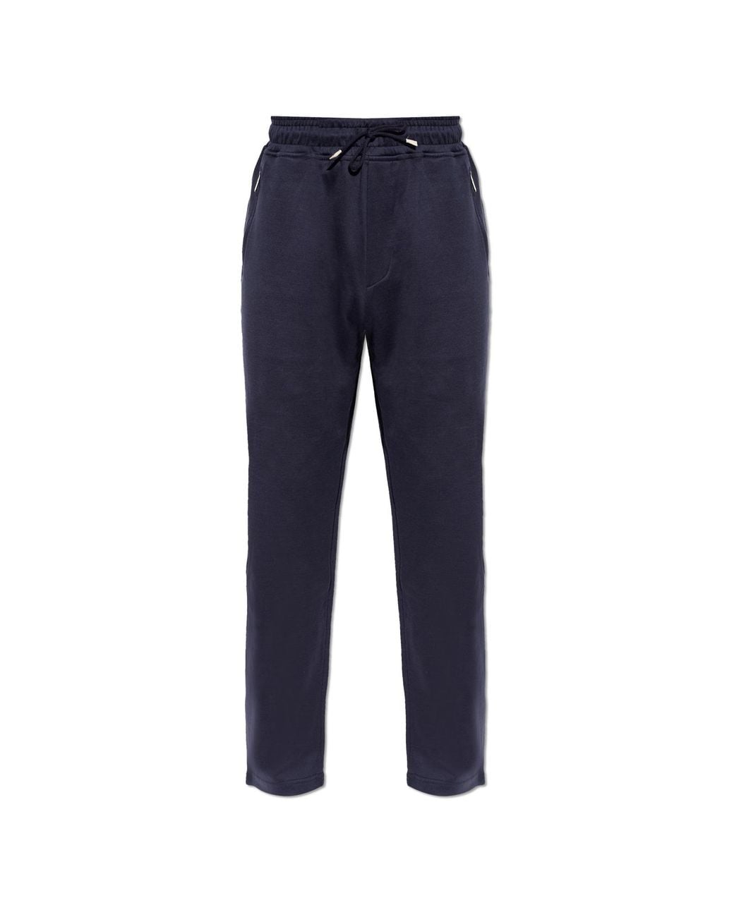 Eleventy Blue Straight-Leg Trousers for men