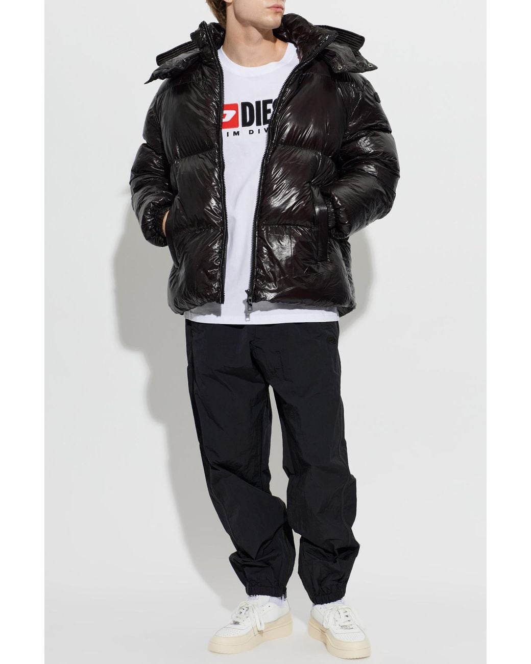 DIESEL Black 'P-Anok' Trousers for men