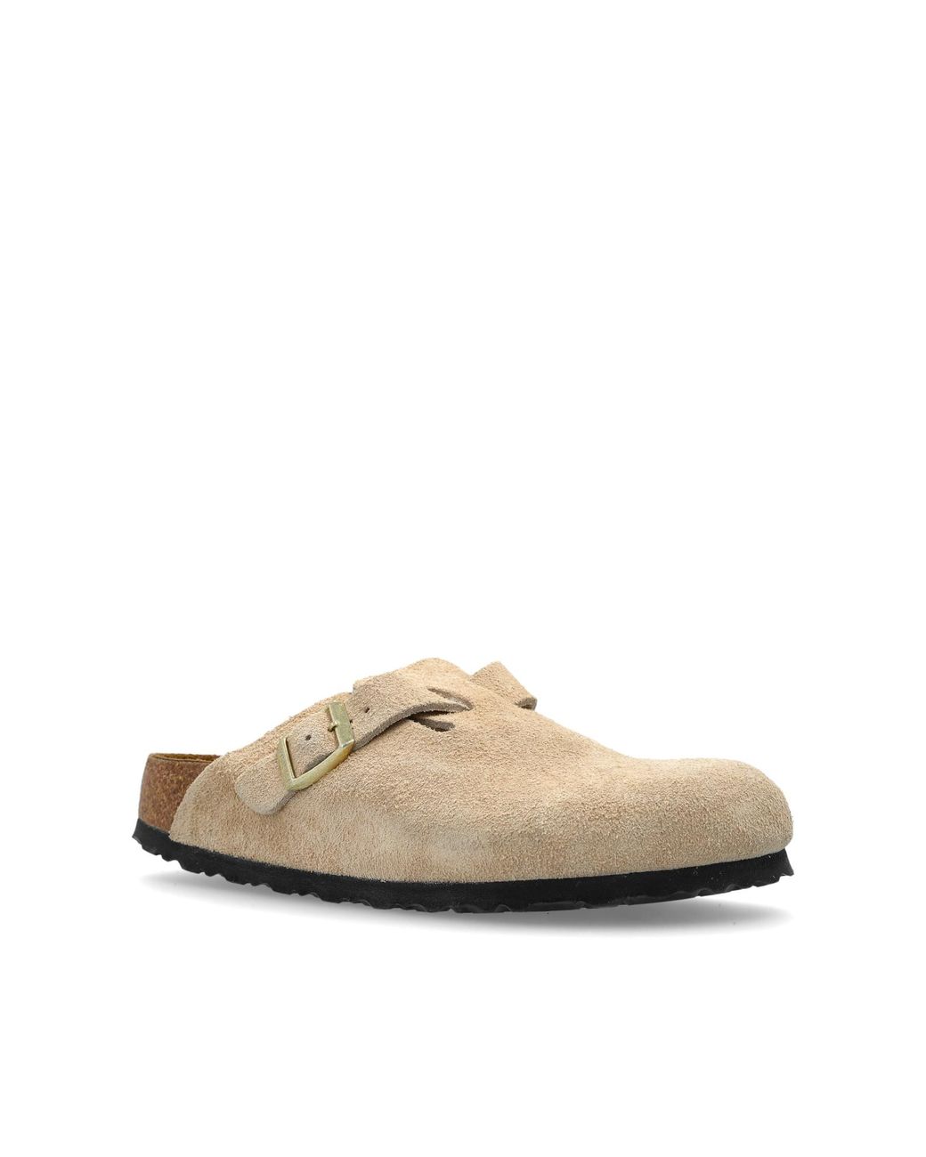 Birkenstock White Clogs "Boston Bs"