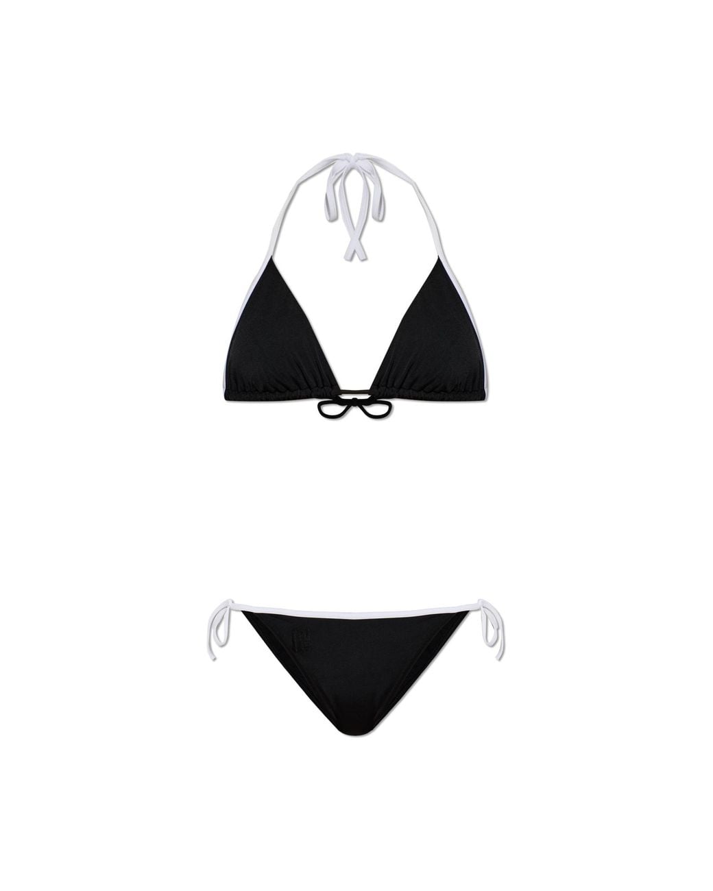 Balmain Black Two-Piece Swimsuit