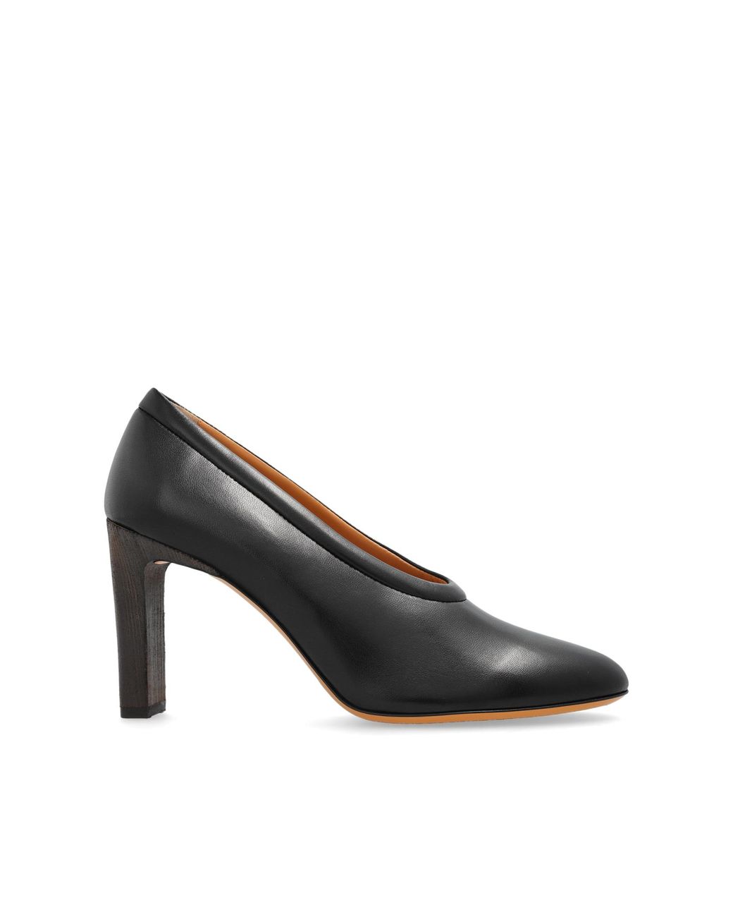 Tod's Black Leather Heeled Shoes