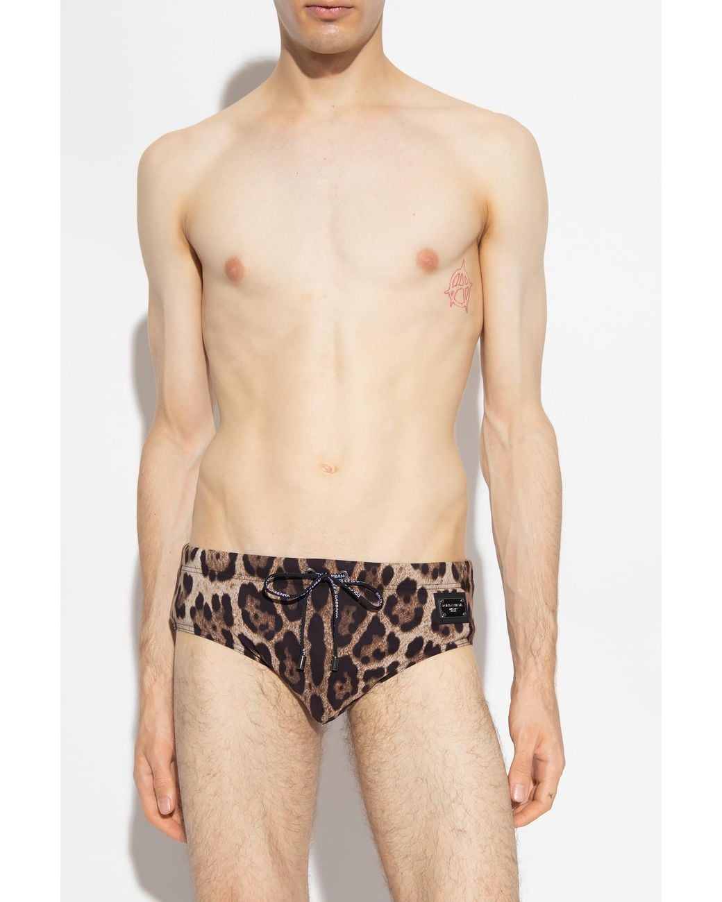 Dolce & Gabbana Brown Swim Shorts