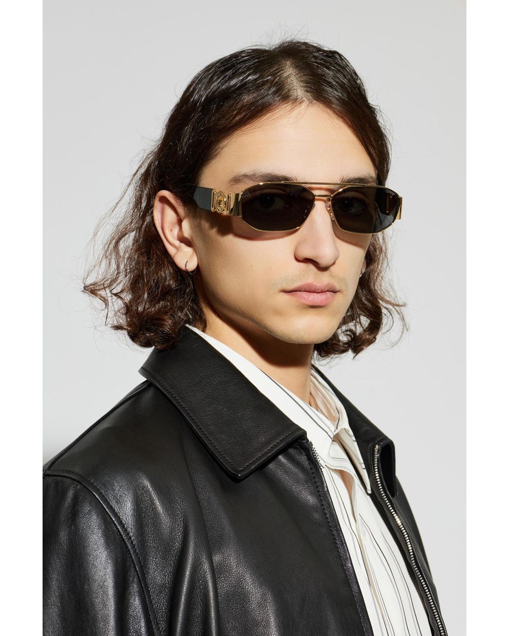 Versace Metallic Sunglasses for men