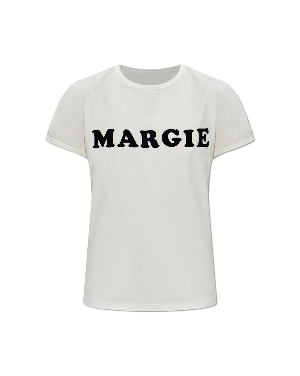 MM6 by Maison Margiela White T-Shirt With Logo