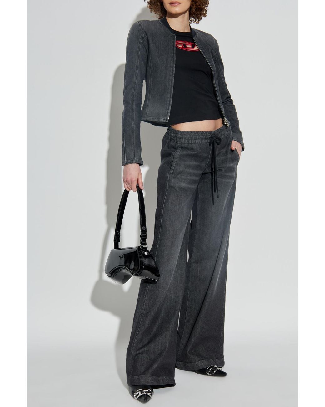 DIESEL Black Denim Jacket 'De-Gary-D'