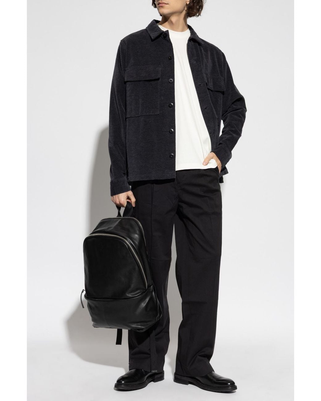 AllSaints Black "Hawker" Shirt for men
