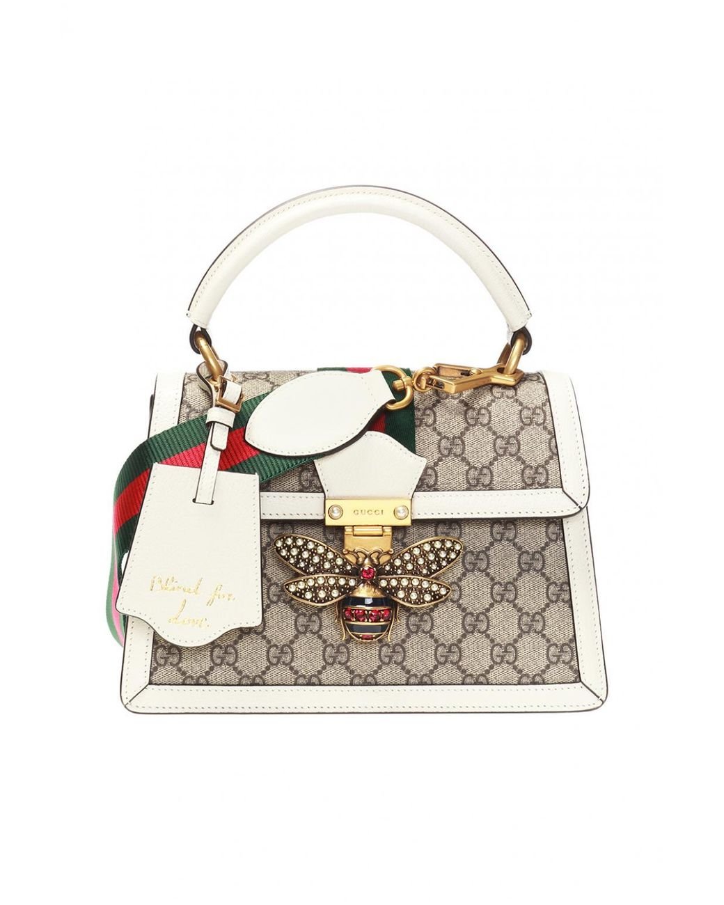 Gucci 'queen Margaret' Shoulder Bag in Brown | Lyst