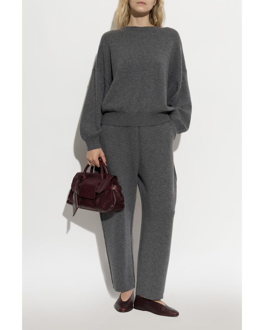 Lisa Yang Black 'Wrenda' Cashmere Trousers