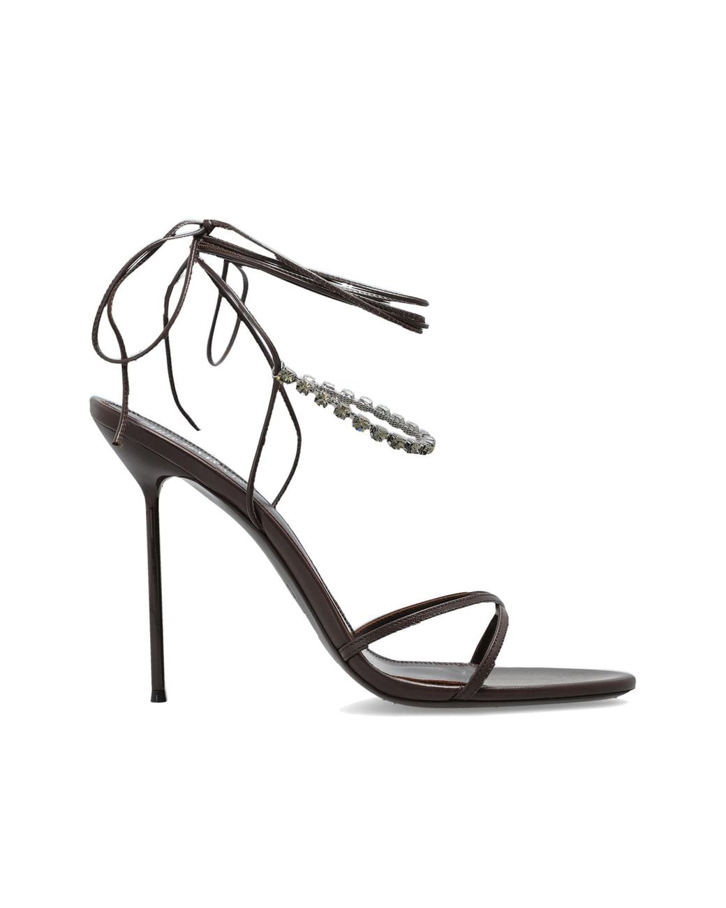 Paris Texas Brown Heeled Sandals "Lidia"