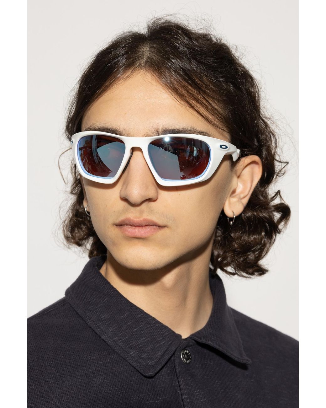 Oakley White "Lateralis" Sunglasses