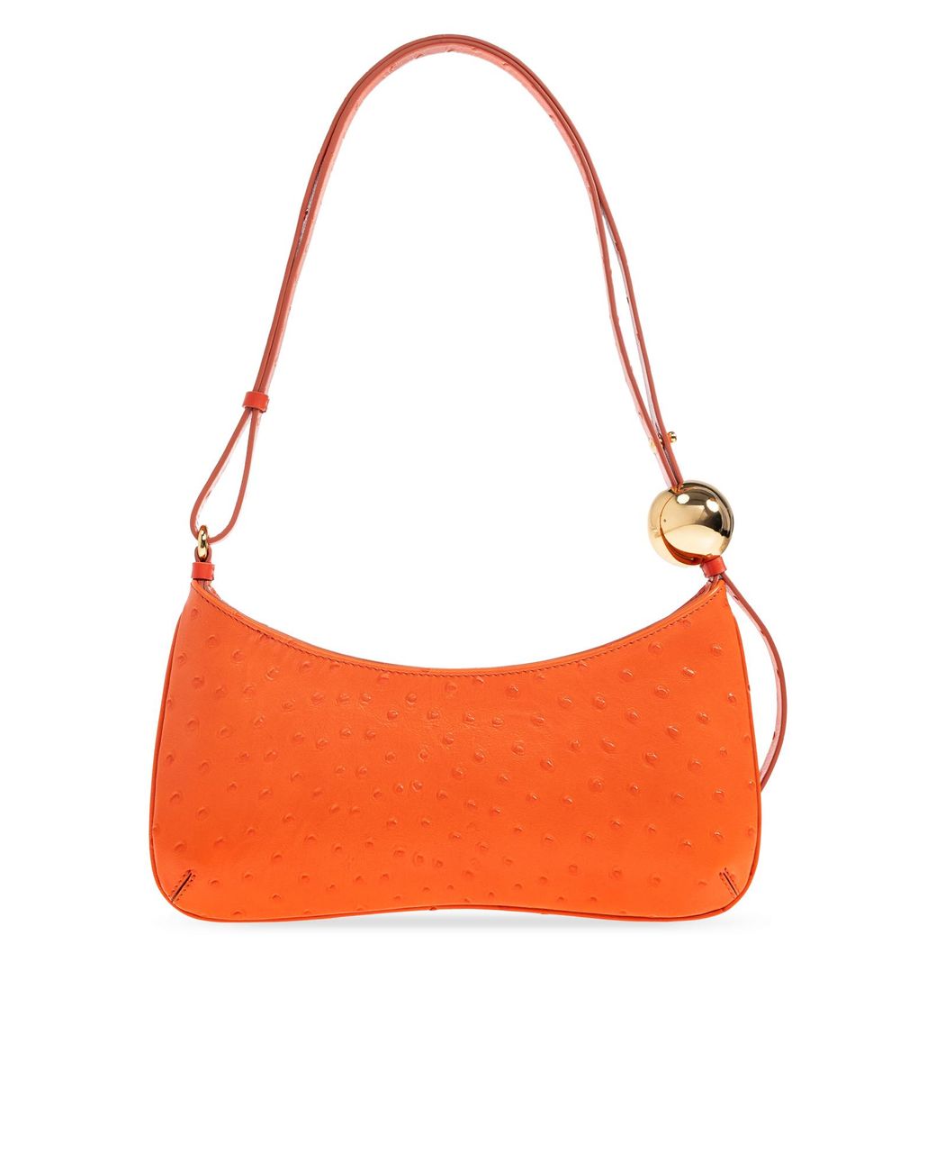 Jacquemus Orange Shoulder Bag 'Le Bisou Perle'