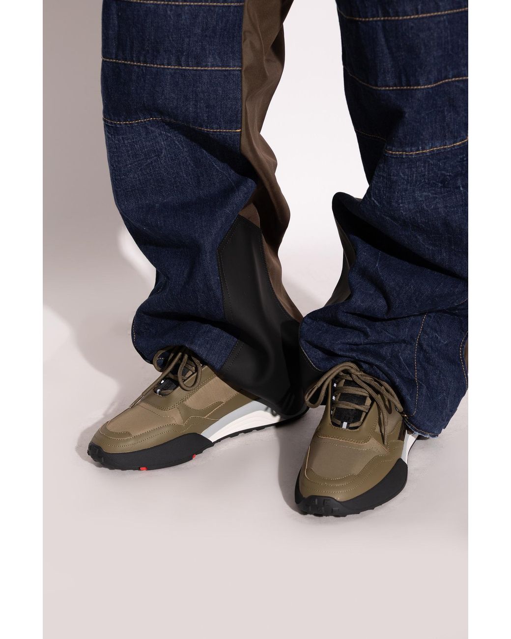 DSquared² Green Sport Sneakers 'Flow' for men