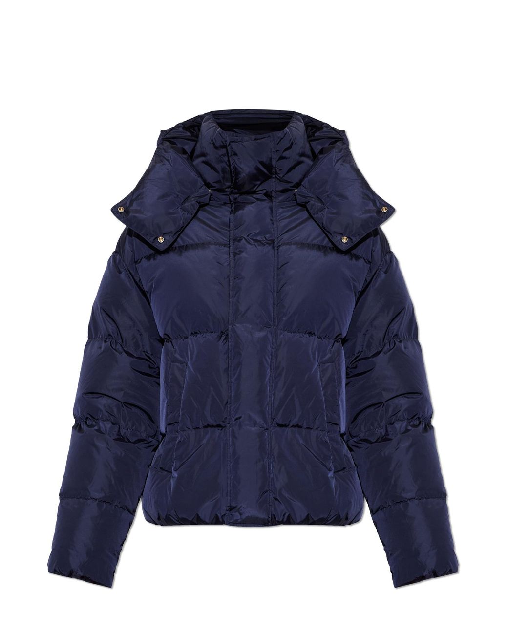 DSquared² Blue Puffer Jacket With Detachable Hood for men