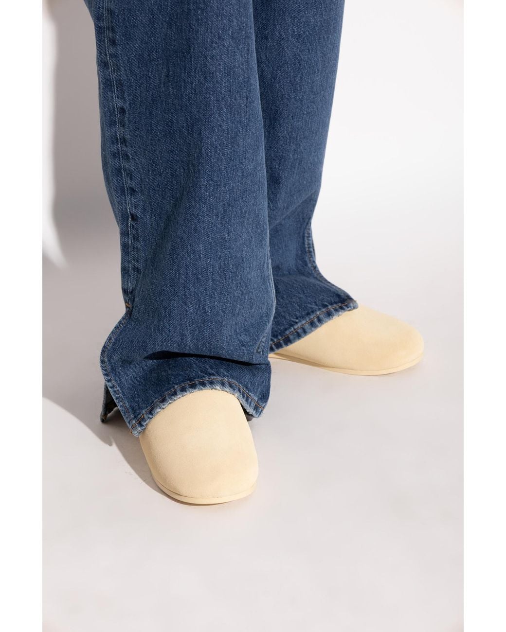 Ugg Yellow "Elea" Slides