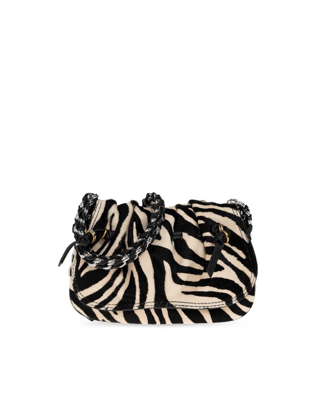 Isabel Marant Black Leather Shoulder Bag 'Bolton Xs'