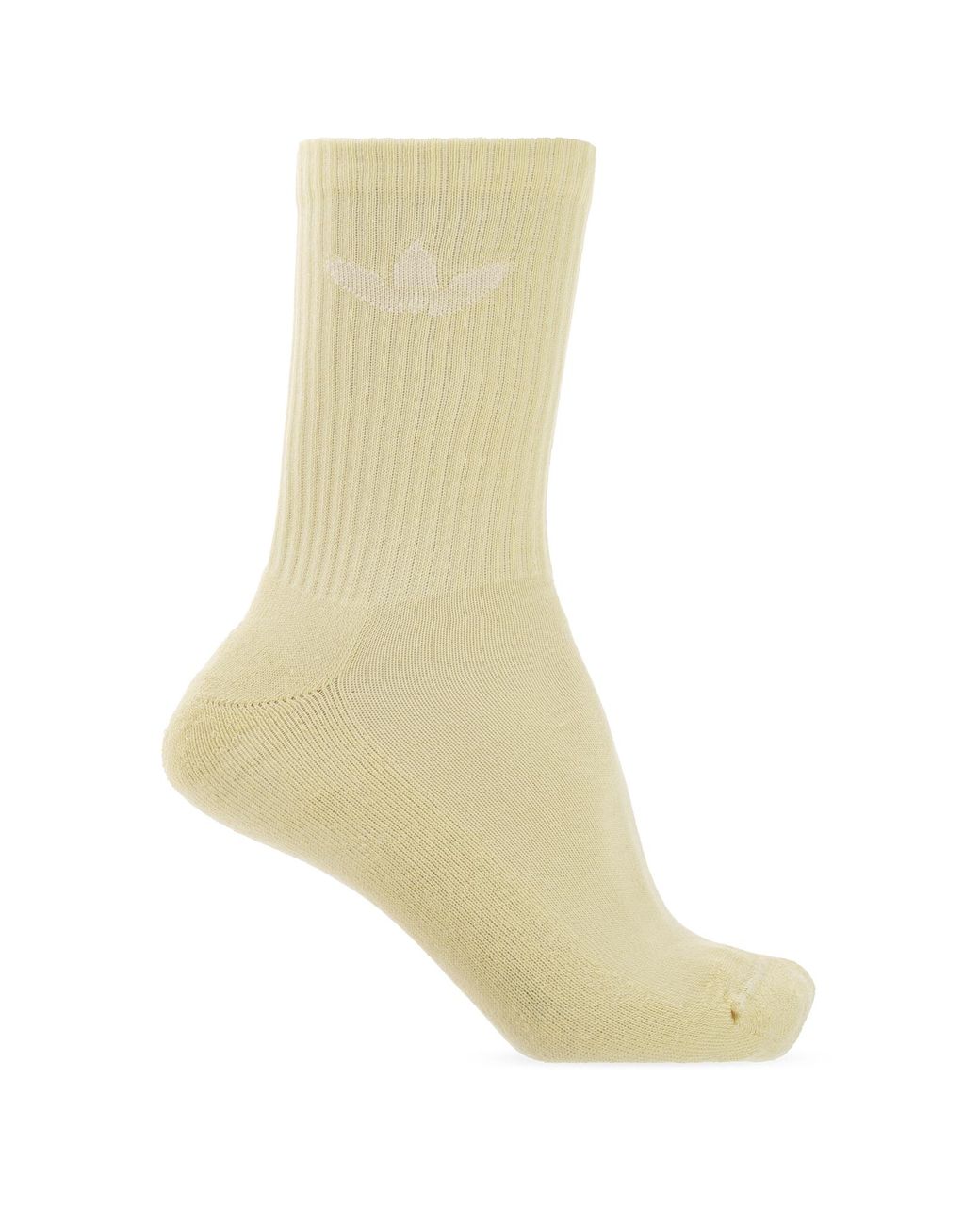 Adidas Originals White Six-Pack Of Socks