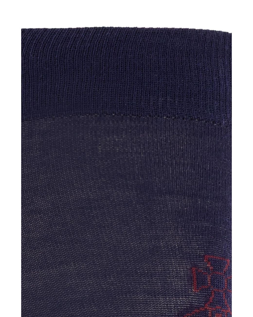 Vivienne Westwood Blue Socks With Logo