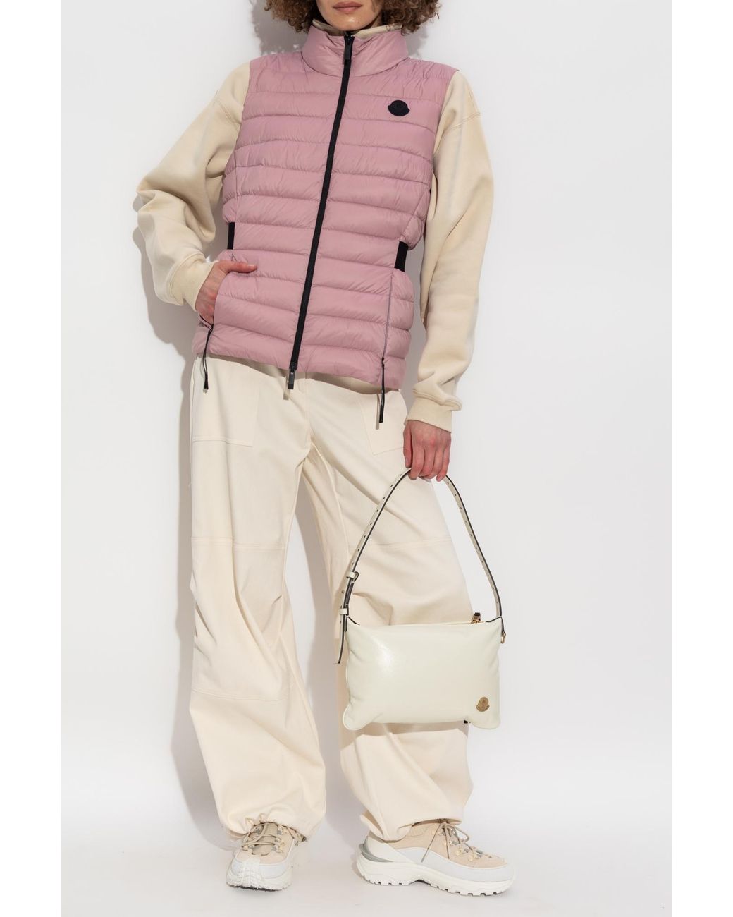 Moncler Pink Valmarie Down Vest
