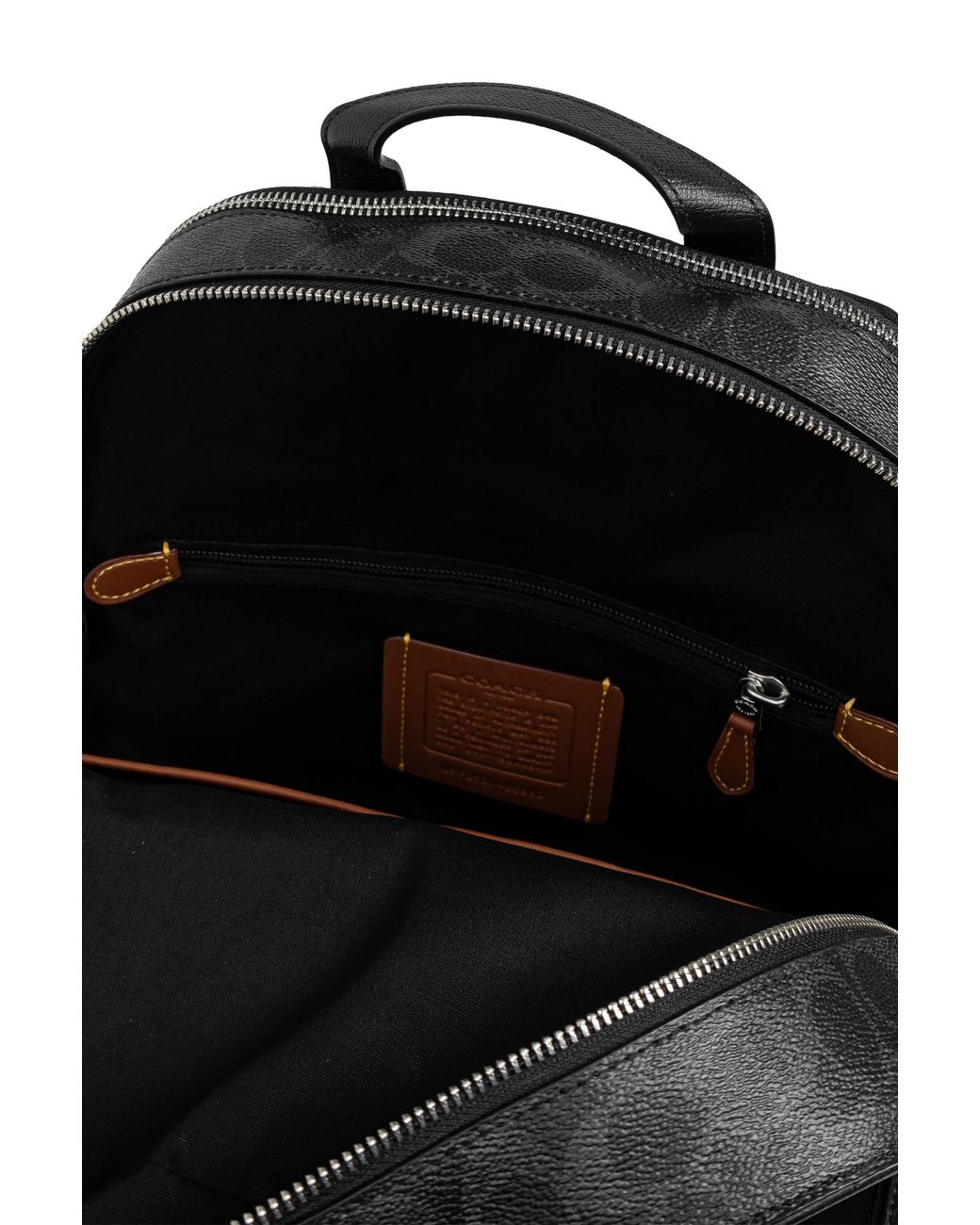 COACH Black "Wade" Backpack for men