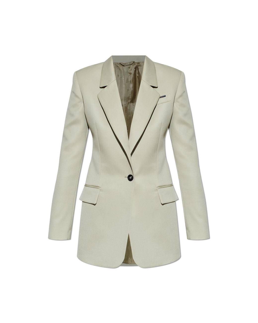 The Attico White Wool Blazer