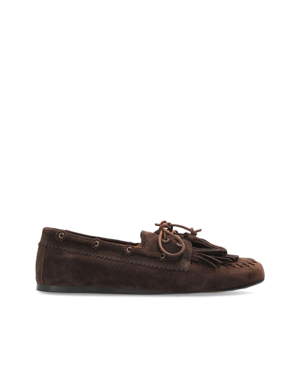 Isabel Marant Brown Suede Shoes "Fersi"