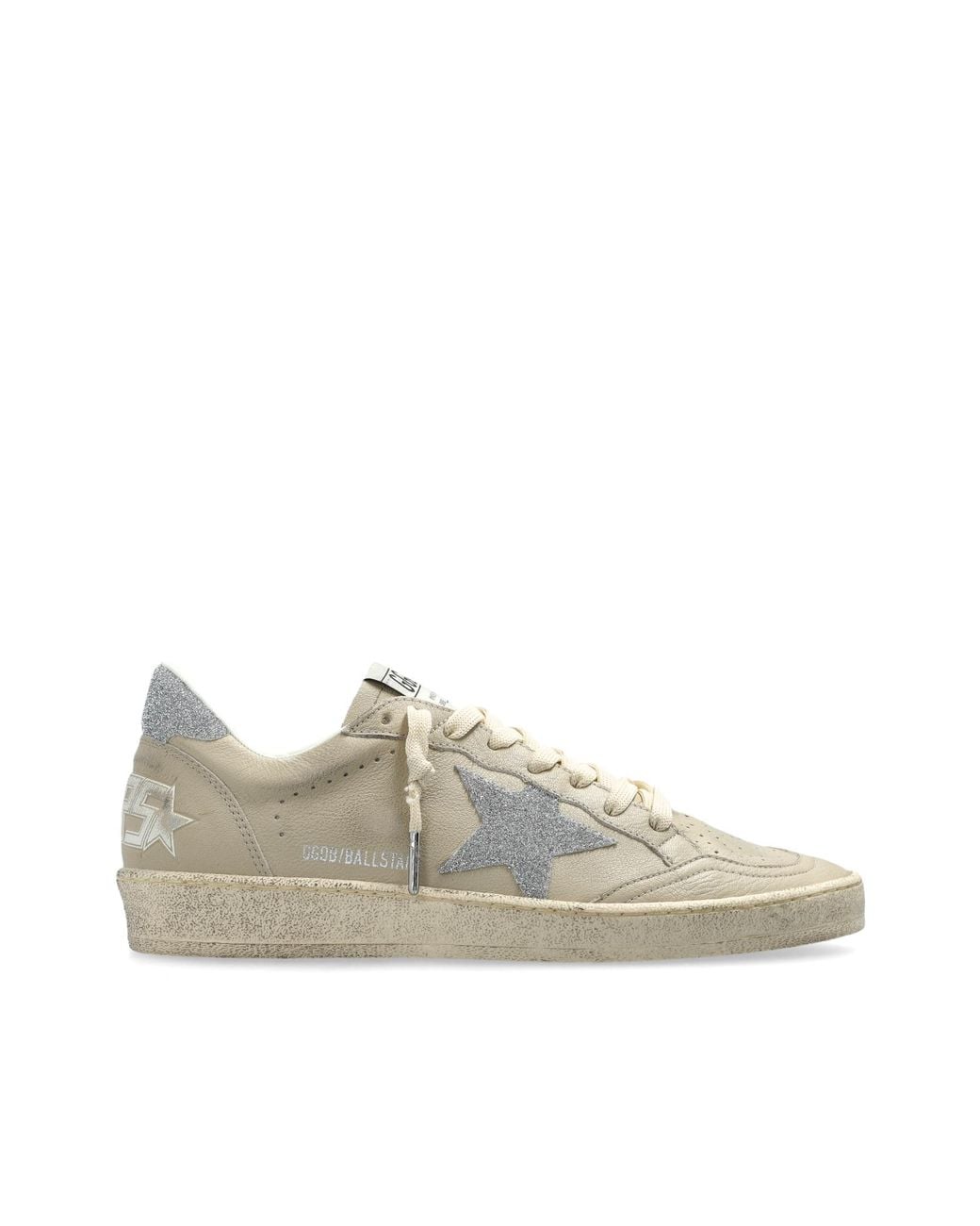 Golden Goose Deluxe Brand Natural 'Ball Star' Sports Shoes