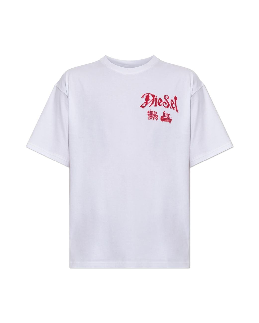 DIESEL White T-Shirt 'T-Boxt-Aa2' for men