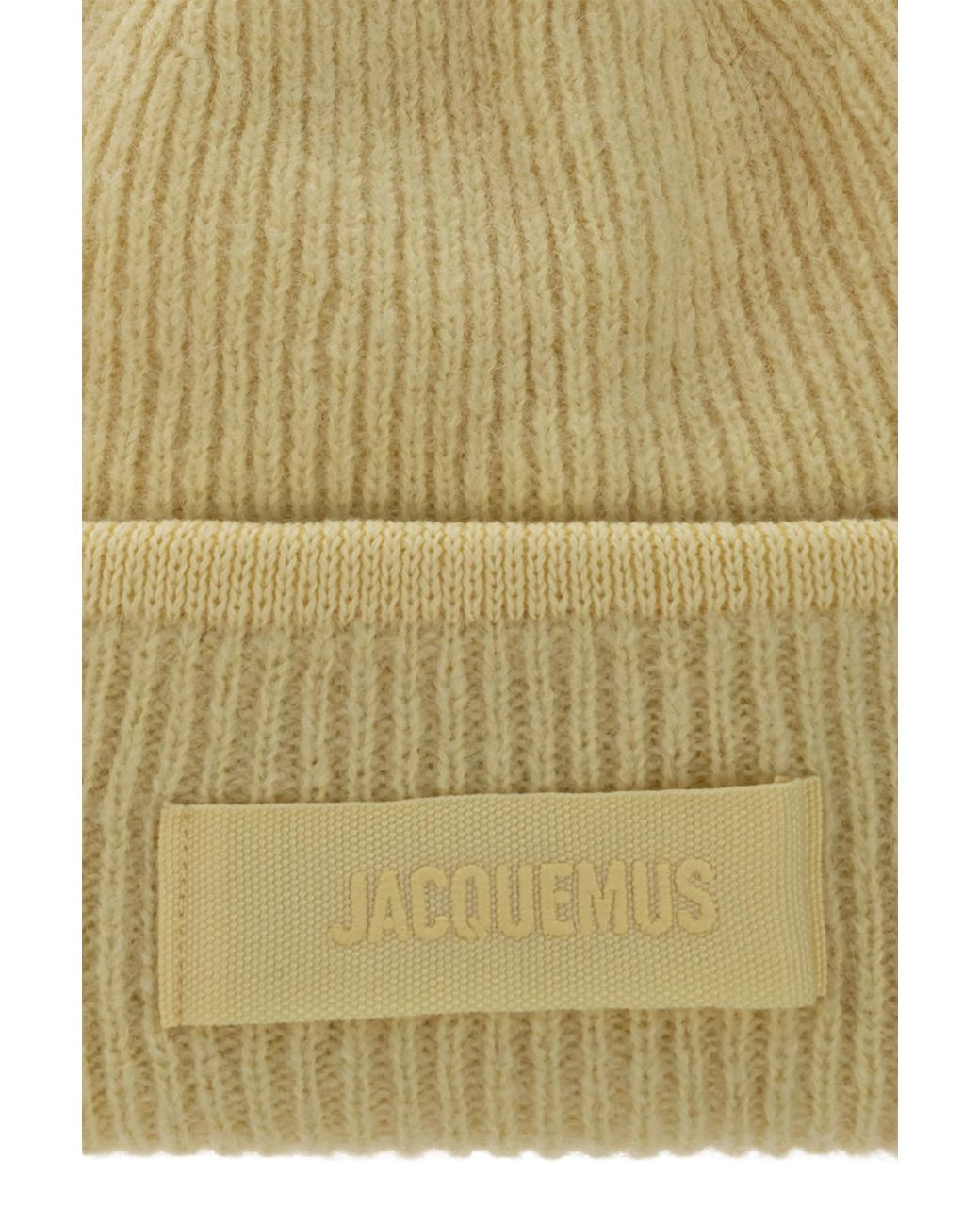 Jacquemus Yellow Hat "Gros Grain"