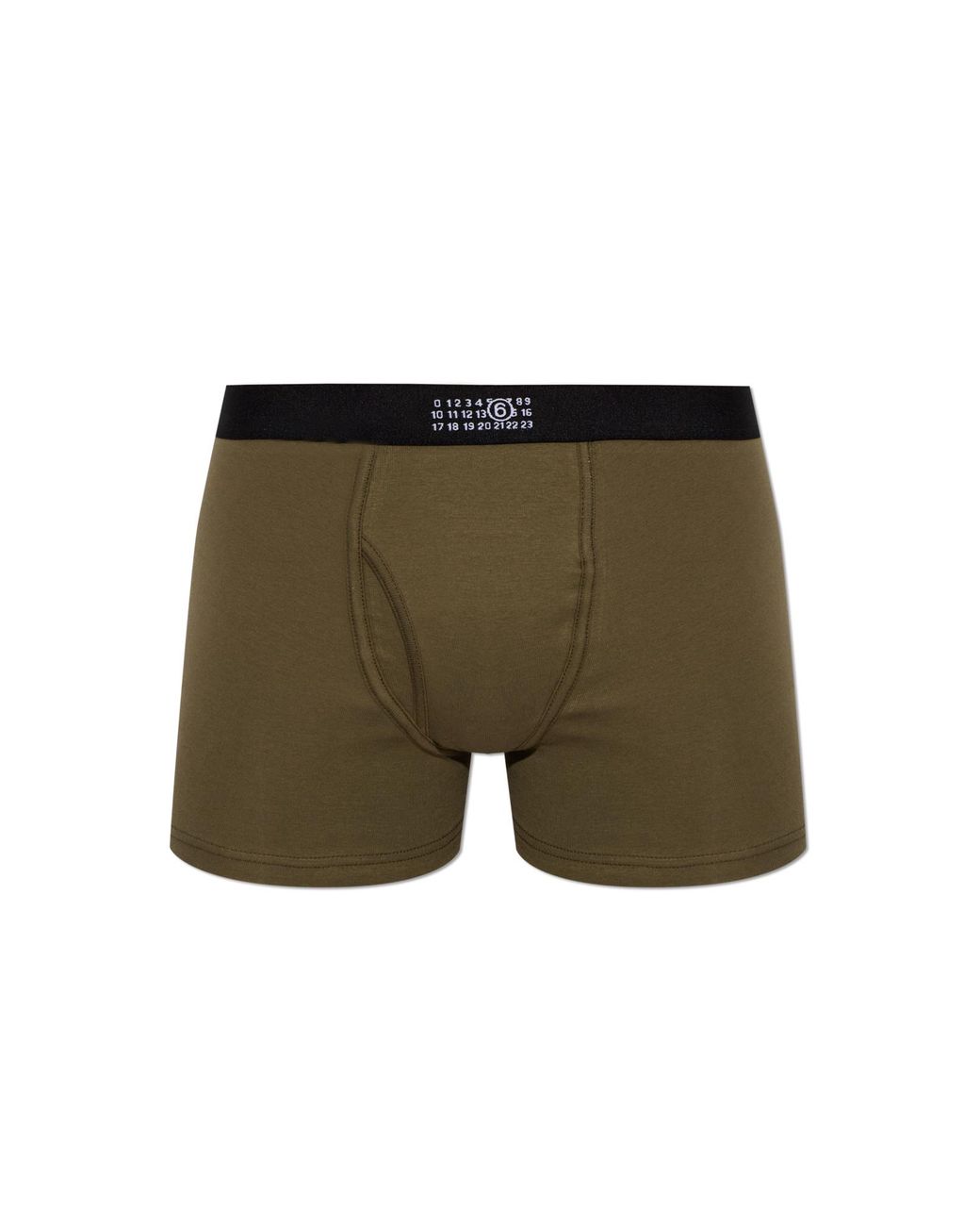 MM6 by Maison Margiela Green Boxers With Logo for men