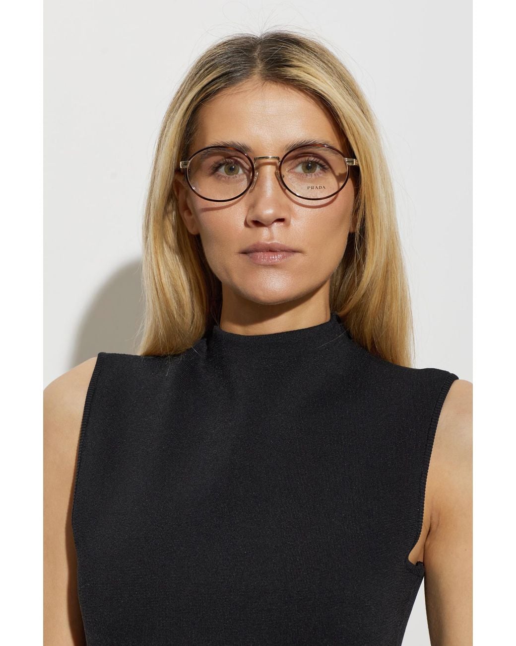 Prada Metallic Prescription Glasses 'B55V'