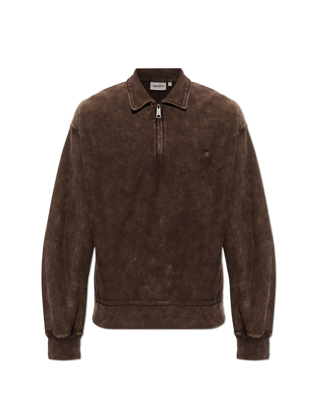 Carhartt Brown 'Lambert' Polo for men