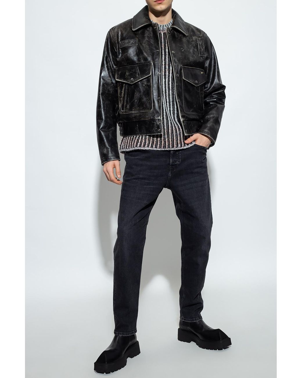 DIESEL 'k-oakland' Sweater in Black for Men | Lyst