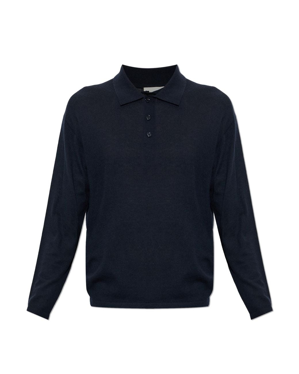 Lisa Yang Blue Liam Cashmere Polo for men