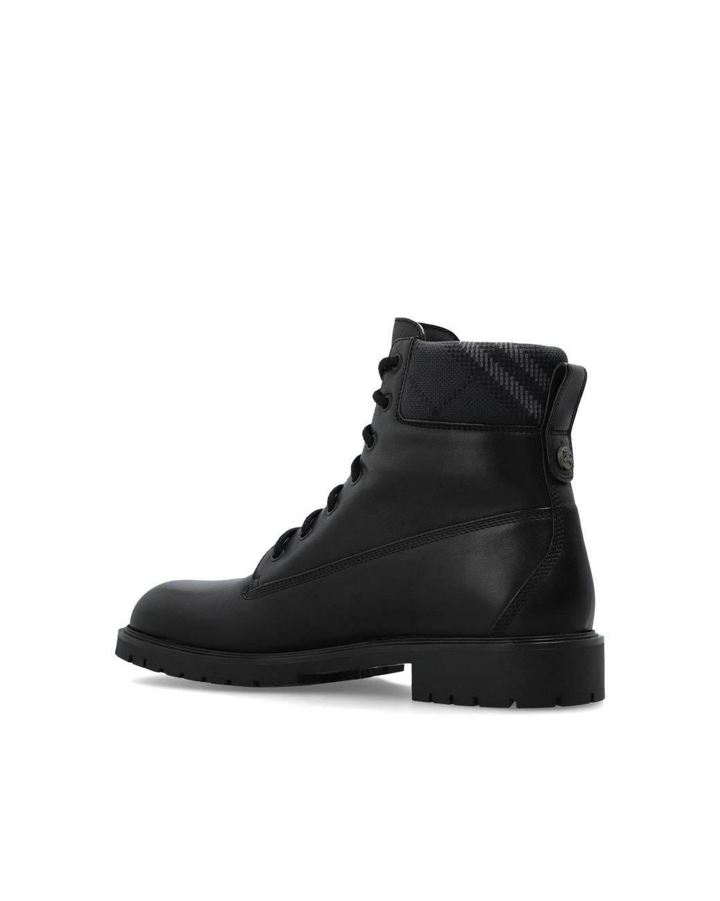 Burberry Black 'Durham' Ankle Boots for men