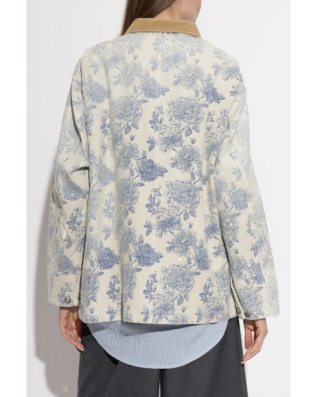 R13 White Denim Jacket