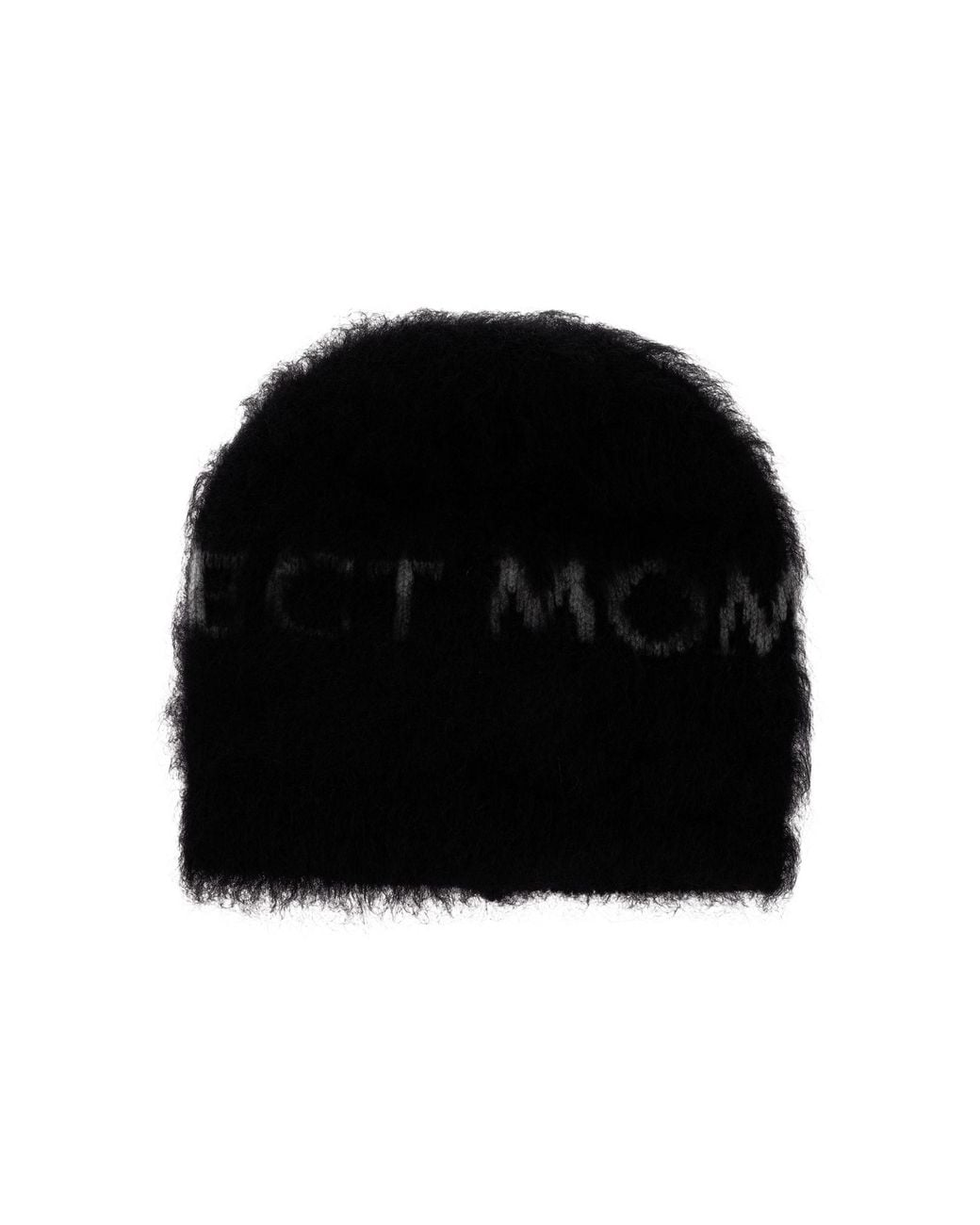 Perfect Moment Black Wool Beanie With Logo