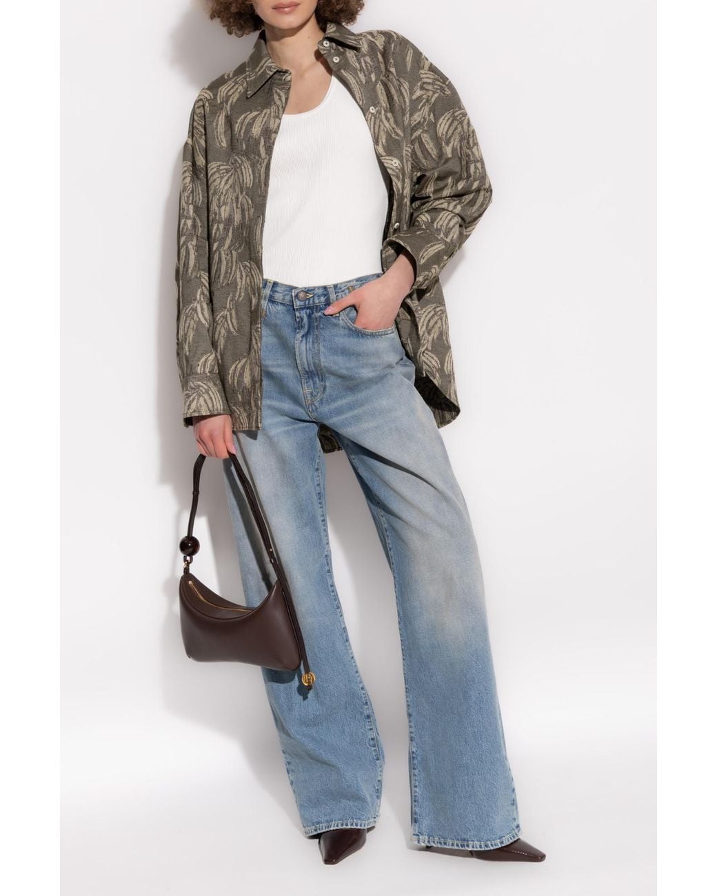 Jacquemus Green Oversize-Cut Shirt
