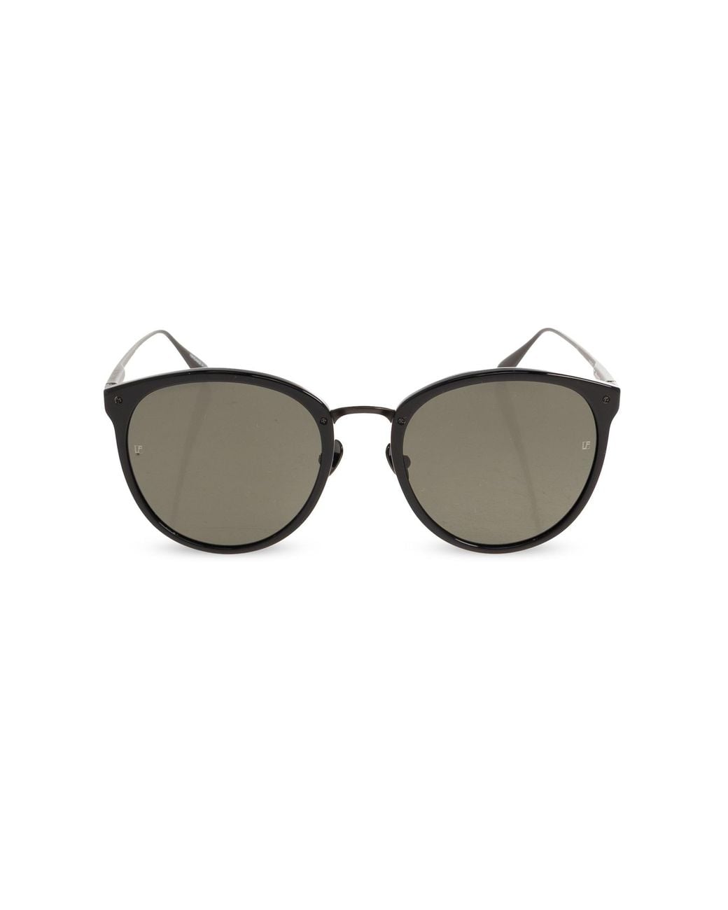 Linda Farrow Black "Calthorpe" Sunglasses