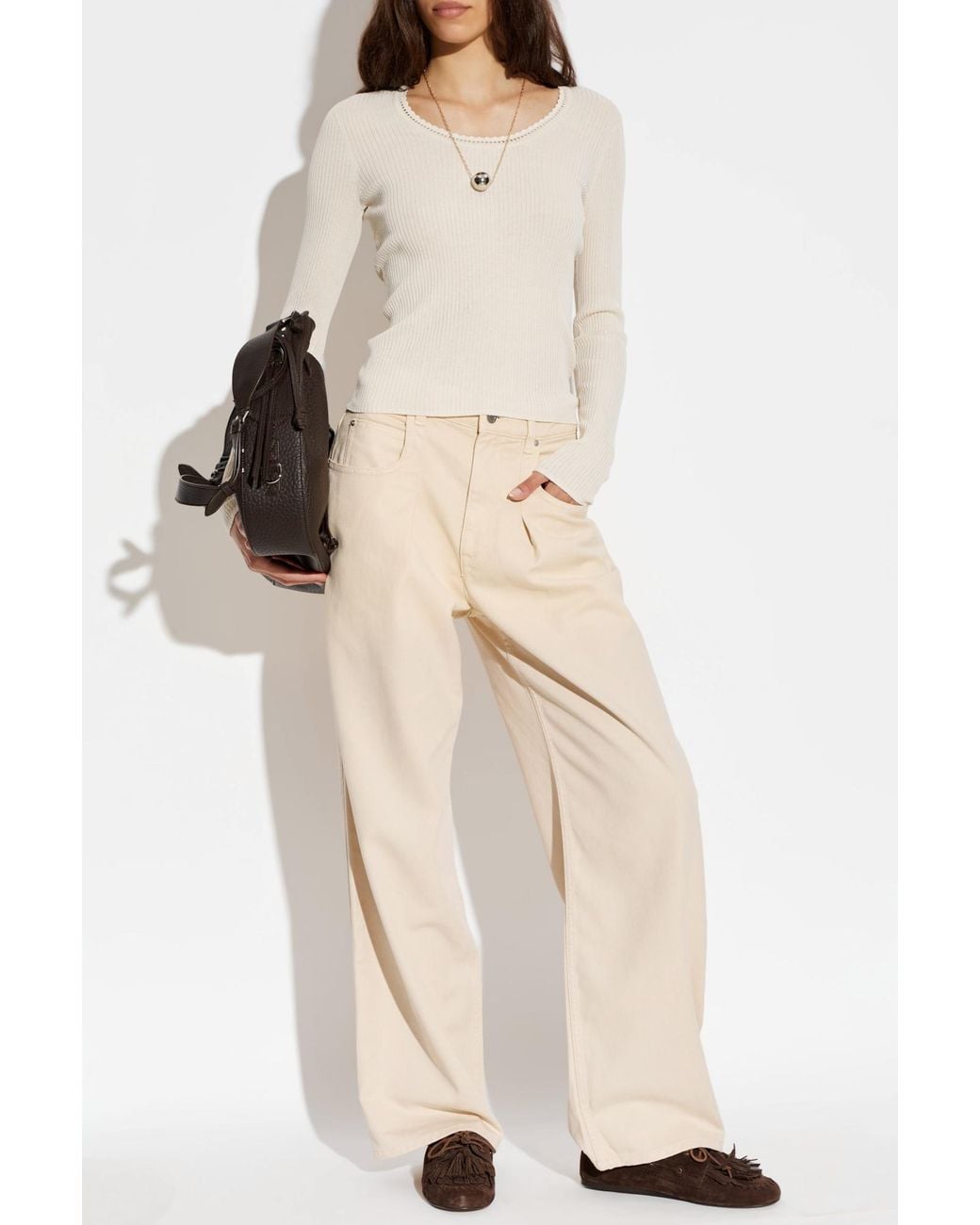Isabel Marant Brown Suede Shoes "Fersi"