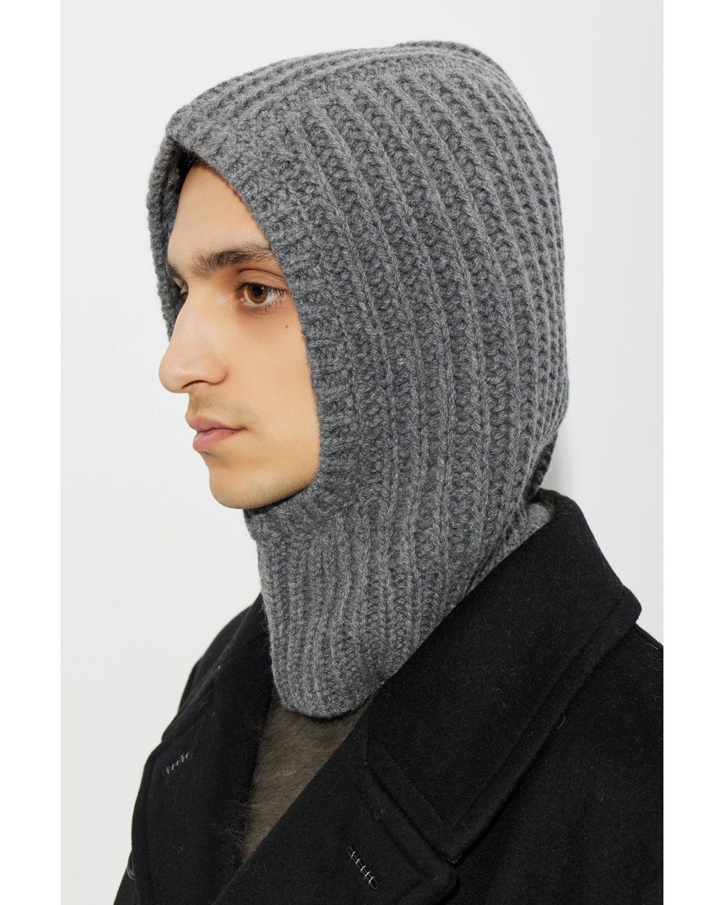 A.P.C. Black Woolen Hood